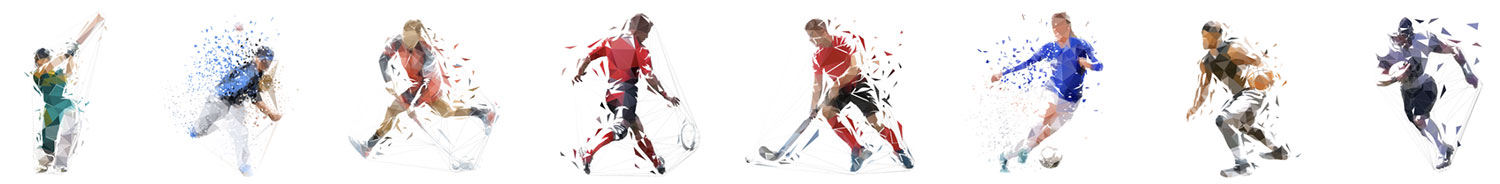 Abstract sports image